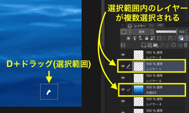 クリスタの便利そうな機能 レイヤーを見付ける 複数レイヤーをまとめて非表示 のん屋の生活