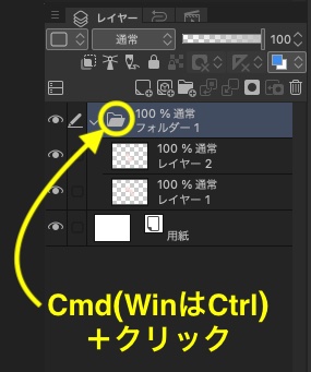 レイヤーフォルダに関する覚え書き Clip Studio のん屋の生活